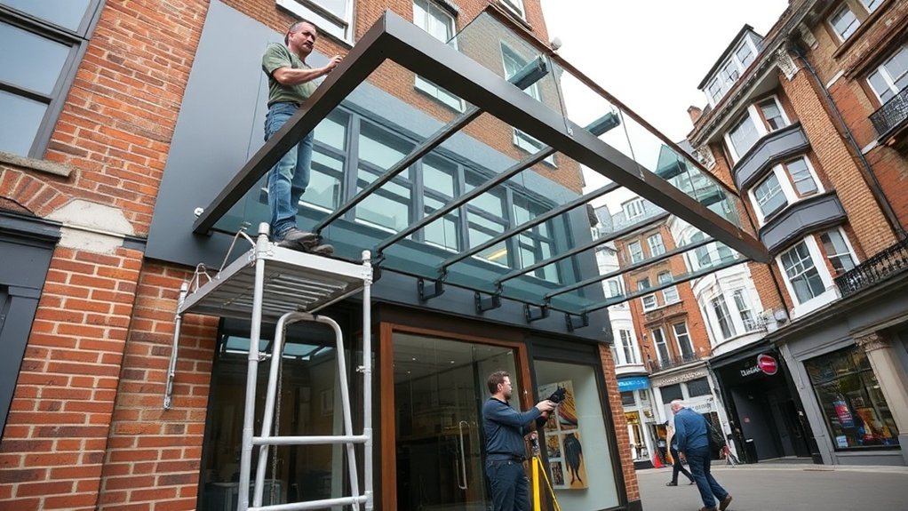 Shopfront Canopy Bellingham