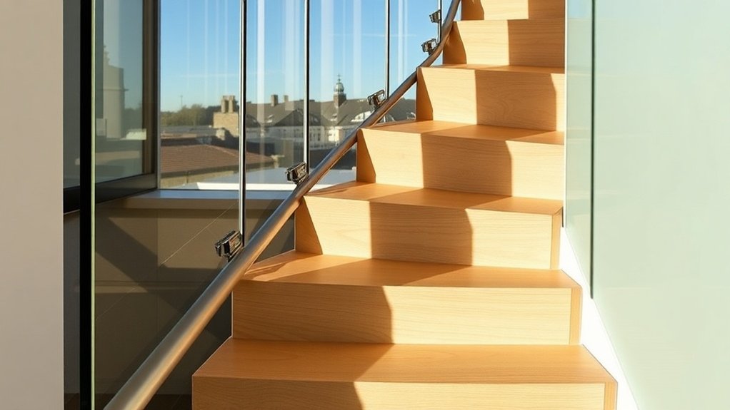 Staircase Glass Panels Bellingham
